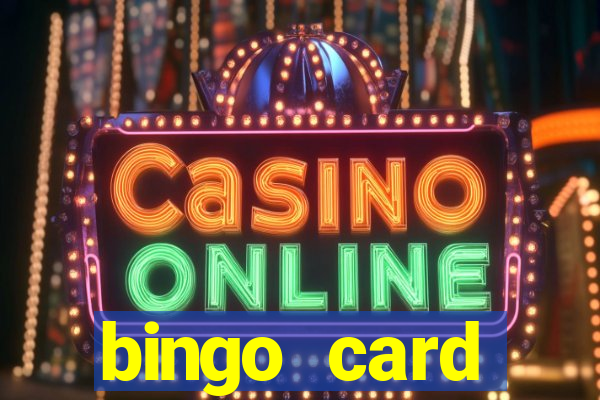 bingo card generator with pictures